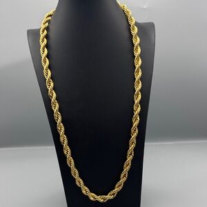 Napier rope chain necklace